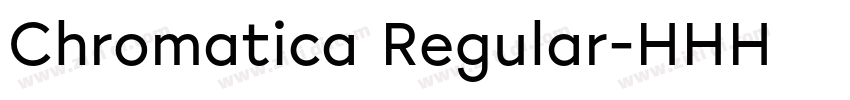 Chromatica Regular字体转换